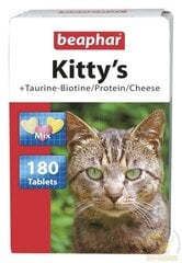 Tabletid Beaphar Kitty‘s mix, 180 tk hind ja info | Maiustused kassidele | kaup24.ee