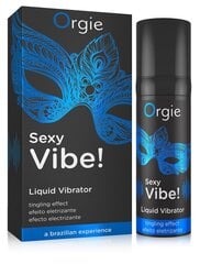 Stimuleeriv geel Orgie Sexy Vibe Liquid Vibrator 15 ml hind ja info | Lubrikandid | kaup24.ee