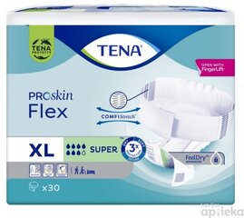 TENA Flex Super XL 30p цена и информация | Подгузники, прокладки, одноразовые пеленки для взрослых | kaup24.ee