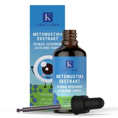 Toidulisand Metsmustika ekstrakt lastele Korilane, 50ml hind ja info | Vitamiinid, toidulisandid, preparaadid tervise heaoluks | kaup24.ee