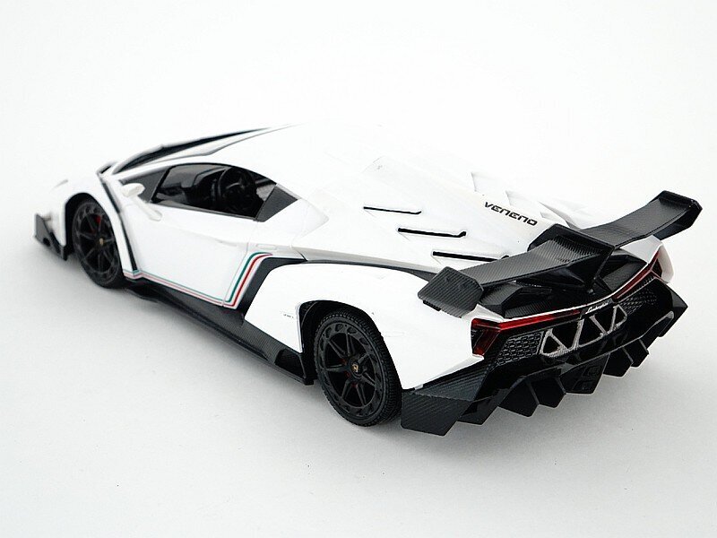 Raadio teel juhitav auto Lamborghini, valge, 1:18 hind ja info | Poiste mänguasjad | kaup24.ee