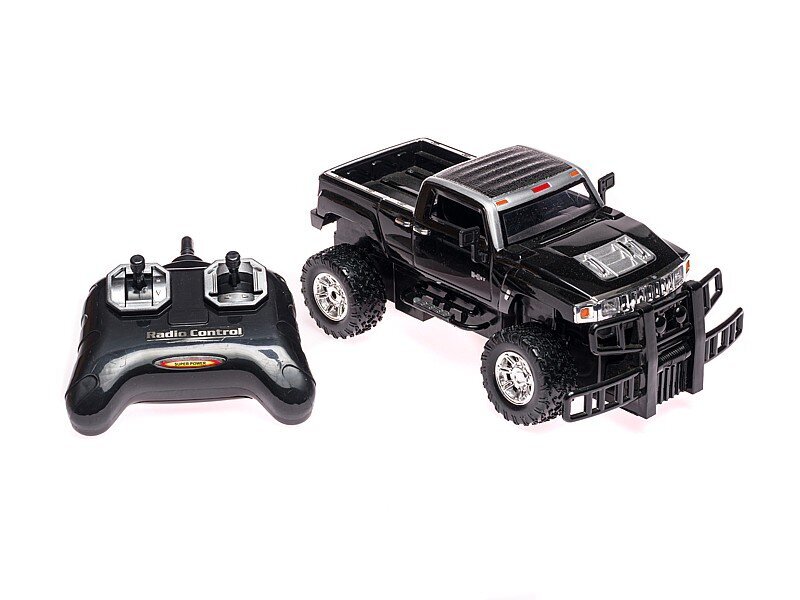Raadio teel juhitav auto Hummer H3, must цена и информация | Poiste mänguasjad | kaup24.ee