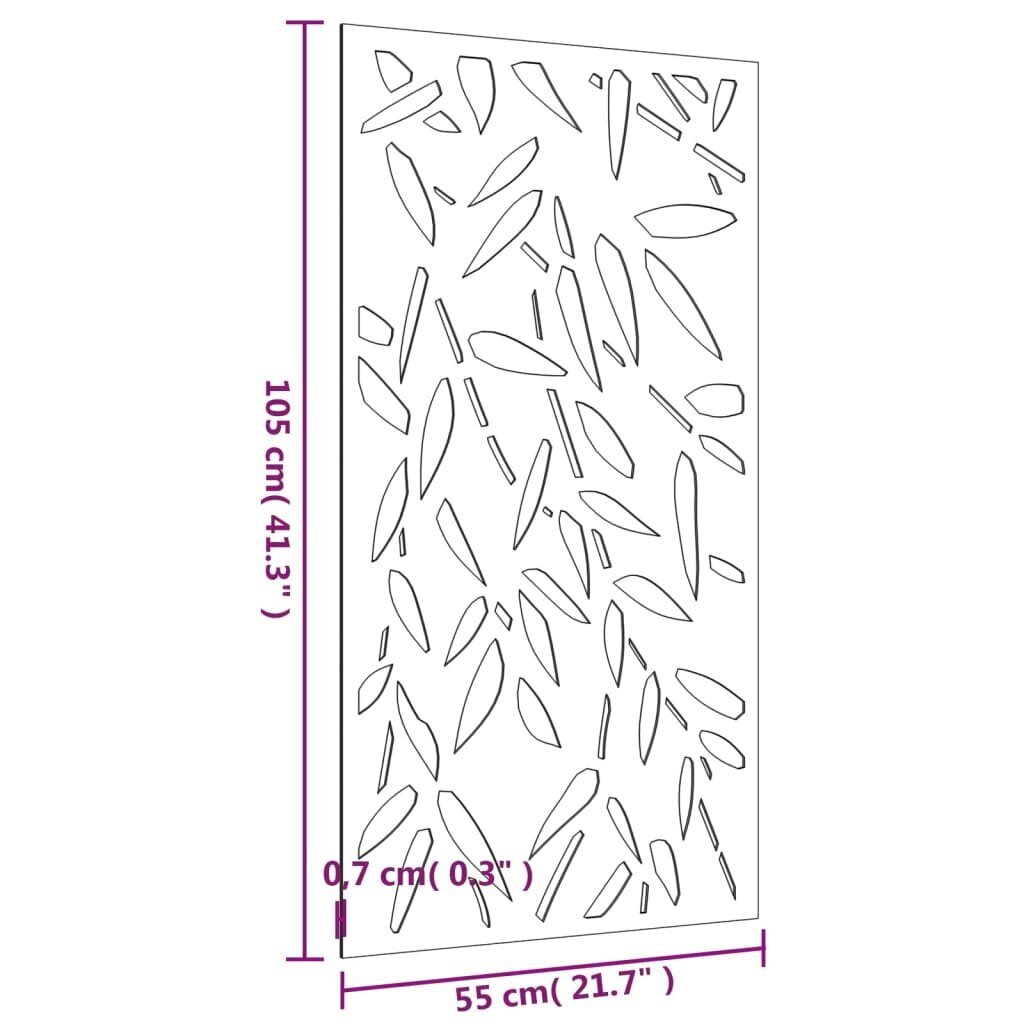 vidaXL seinakaunistus, 105 cm hind ja info | Sisustuselemendid | kaup24.ee