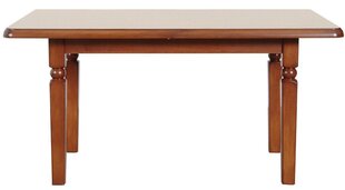 Стол раздвижной Natalia, 160 см, коричневый цена и информация | Кухонные и обеденные столы | kaup24.ee