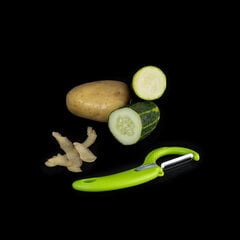 Нож для чистки овощей и фруктов Quid Veggy Металл Зеленый Бакелит (22 x 10 x 4 cm) цена и информация | Столовые и кухонные приборы | kaup24.ee