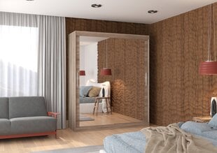 Шкаф ADRK Furniture Ettore 180, коричневый цвет цена и информация | Шкафы | kaup24.ee