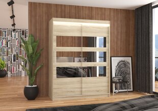 Шкаф ADRK Furniture со светодиодной подсветкой Florento 150, бежевый цвет цена и информация | Шкафы | kaup24.ee