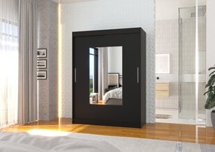 Шкаф ADRK Furniture Dorrigo 150, черный цвет цена и информация | Шкафы | kaup24.ee