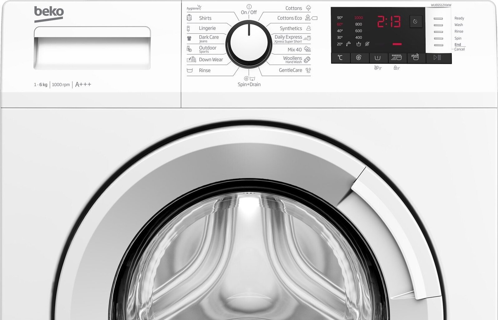 Beko WUE6512XWW hind ja info | Pesumasinad | kaup24.ee