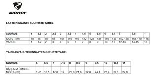 Ziener laste mäesuusakindad Laval 801995-349-7.5 hind ja info | Laste talveriided | kaup24.ee