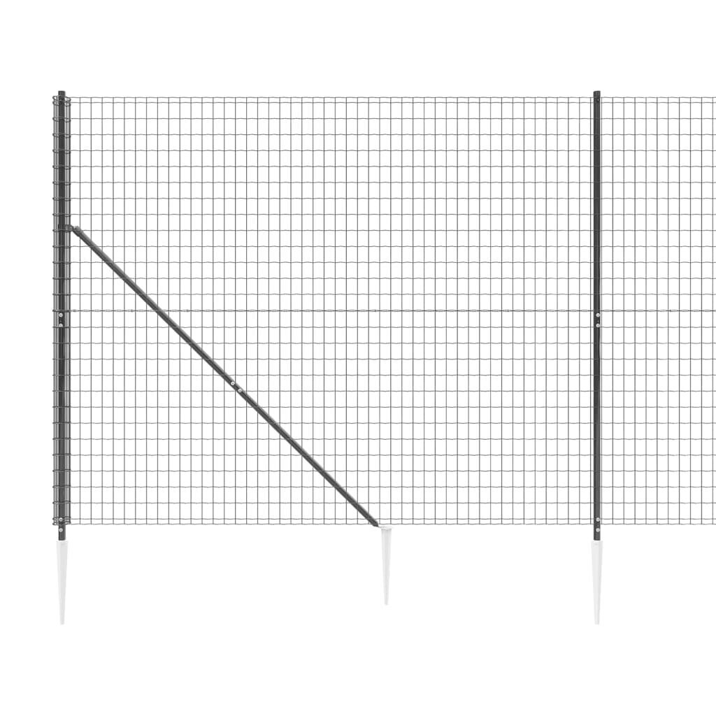 vidaXL traataed vaiadega, antratsiithall, 1,4 x 25 m hind ja info | Aiad ja tarvikud | kaup24.ee