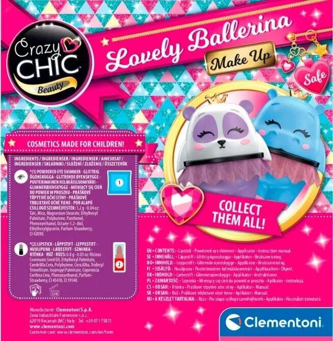 Meigikomplekt Crazy Collection Ballerina Hipcia hind ja info | Laste ja ema kosmeetika | kaup24.ee