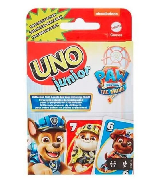 Kaardimäng Uno Junior Paw Patrol цена и информация | Lauamängud ja mõistatused | kaup24.ee