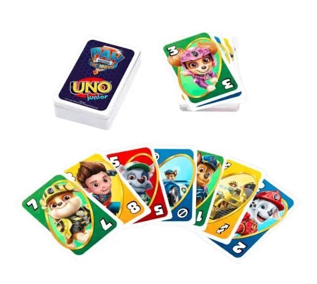 Kaardimäng Uno Junior Paw Patrol цена и информация | Lauamängud ja mõistatused | kaup24.ee