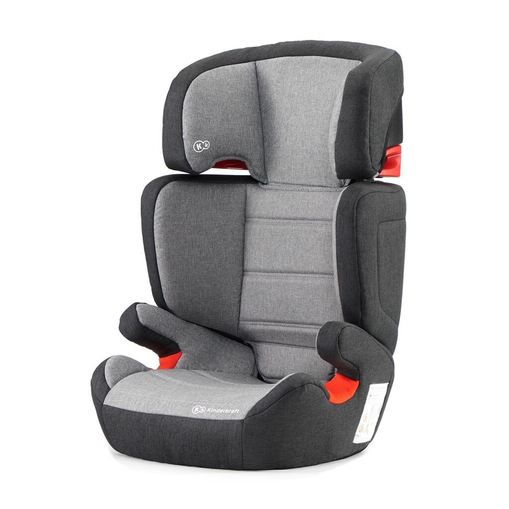 Turvatool KinderKraft Junior Fix ISOFIX, 15-36 kg, black/grey цена и информация | Turvatoolid | kaup24.ee