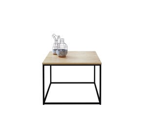 Журнальный столик ADRK Furniture Belret, 60х60 см, коричневый/черный цвет цена и информация | Журнальные столики | kaup24.ee