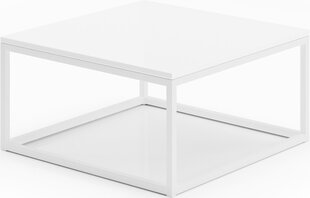 Журнальный столик ADRK Furniture Belten 65x65см, белый цвет цена и информация | Журнальные столики | kaup24.ee