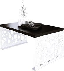 Журнальный столик ADRK Furniture Semara 100х60см, черный/белый цвет цена и информация | Журнальные столики | kaup24.ee
