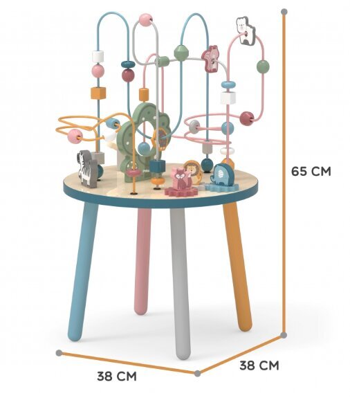 Puidust hariduslik mängulaud Viga44033 hind ja info | Arendavad mänguasjad | kaup24.ee