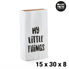 Väikesed paberkotid, 15 x 30 x 8 cm hind ja info | Kingituste pakendid | kaup24.ee