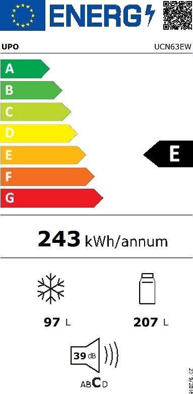 Upo UCN63EW hind ja info | Külmkapid | kaup24.ee