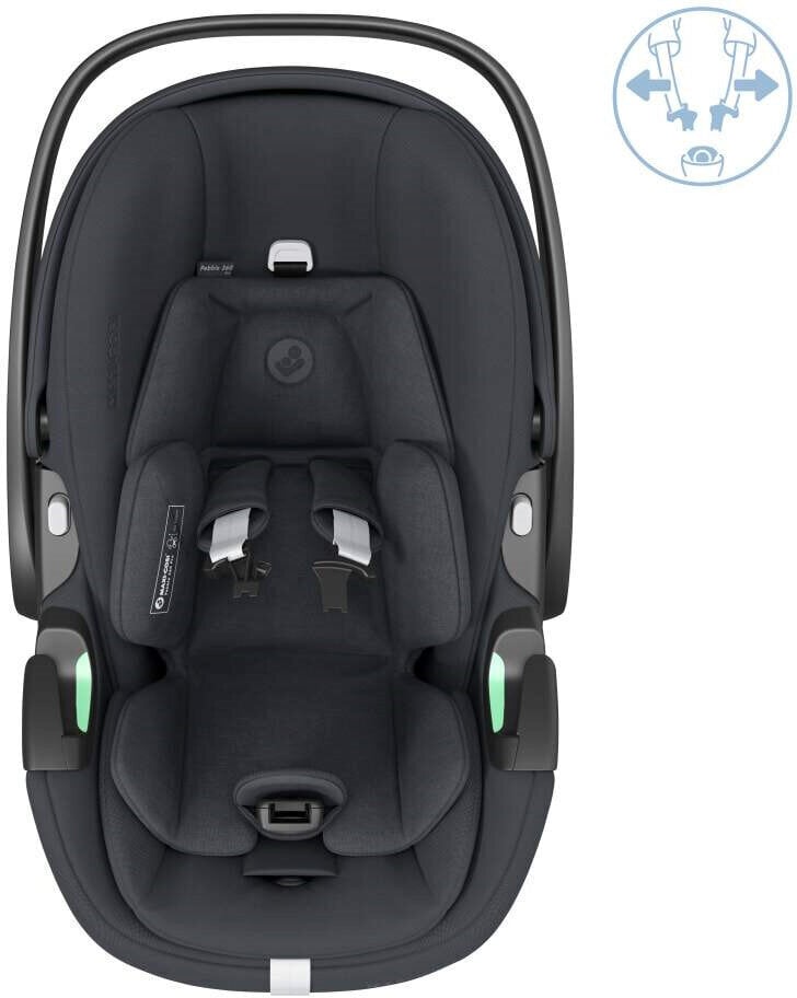 Maxi Cosi turvatool Pebble 360 I-Size 0-13 kg, essential graphite цена и информация | Turvatoolid | kaup24.ee