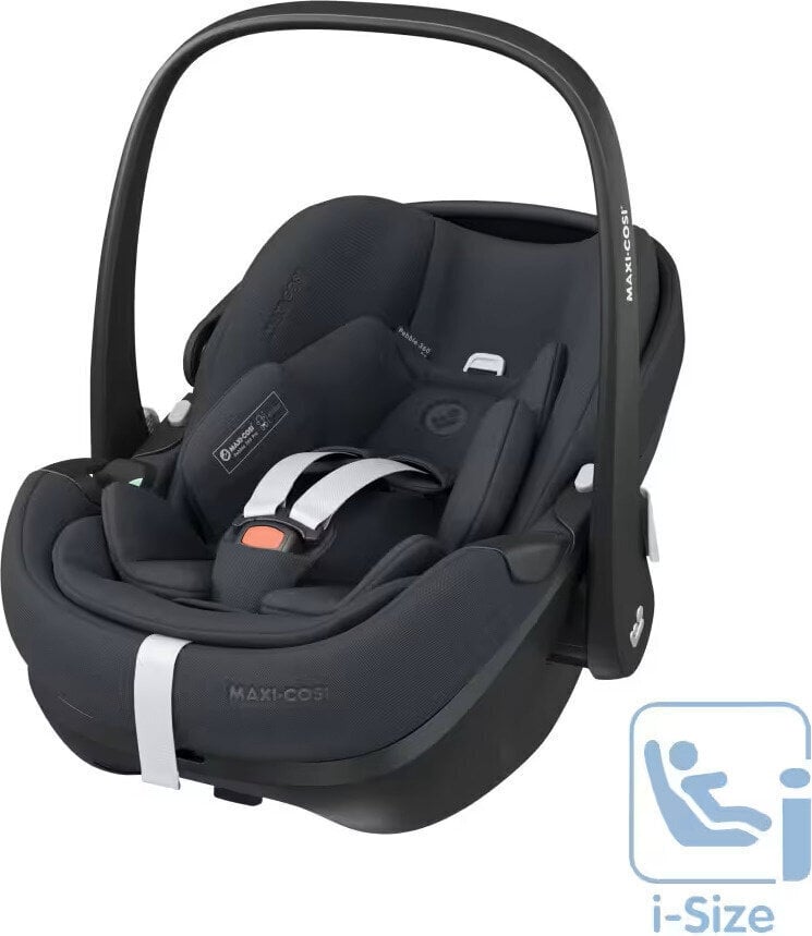 Maxi Cosi turvatool Pebble 360 I-Size 0-13 kg, essential graphite цена и информация | Turvatoolid | kaup24.ee