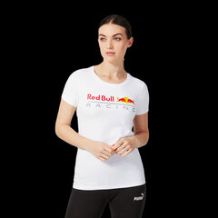 Red Bull T-Särk naistele Racing F1 Large Logo T-Shirt White 701202319-002-XS hind ja info | Naiste T-särgid, topid | kaup24.ee