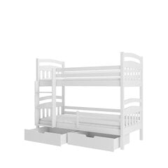 Narivoodi ADRK Furniture Ada 80x180cm, valge hind ja info | Lastevoodid | kaup24.ee