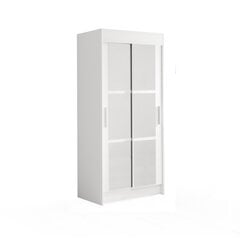 Шкаф ADRK Furniture Karyl 100, белый цвет цена и информация | Шкафы | kaup24.ee