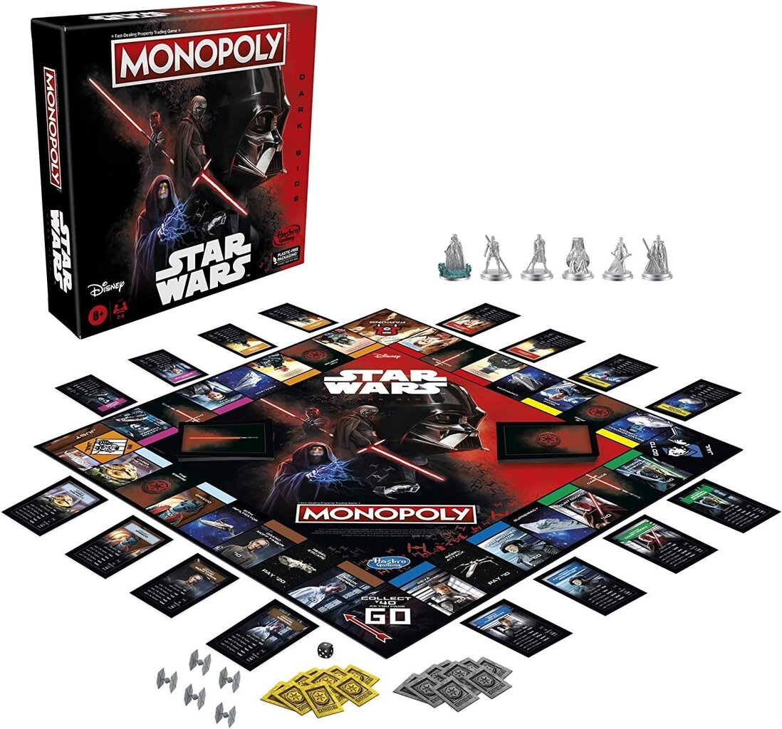 Lauamäng Monopoly Star Wars Dark Side Edition hind ja info | Lauamängud ja mõistatused | kaup24.ee