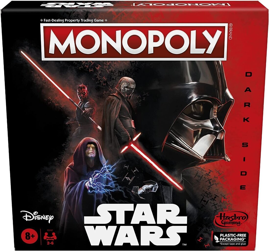 Lauamäng Monopoly Star Wars Dark Side Edition hind ja info | Lauamängud ja mõistatused | kaup24.ee