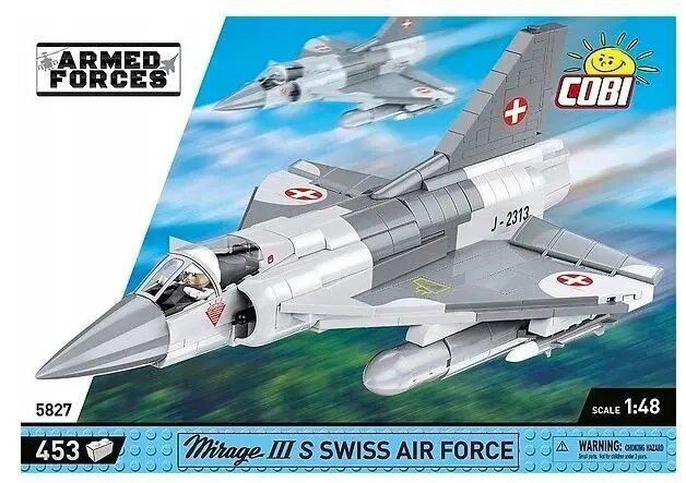 Konstruktor Cobi Historical Collection, Mirage III S Swiss Air F.453, 453 tk цена и информация | Klotsid ja konstruktorid | kaup24.ee