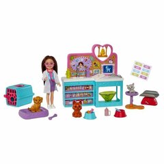 Playset Barbie Chelsea Veterinary Clinic hind ja info | Tüdrukute mänguasjad | kaup24.ee