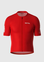 Футболка для велосипедиста Classic 2.0 (бордово-белыe) цена и информация | Одежда для велосипедистов | kaup24.ee