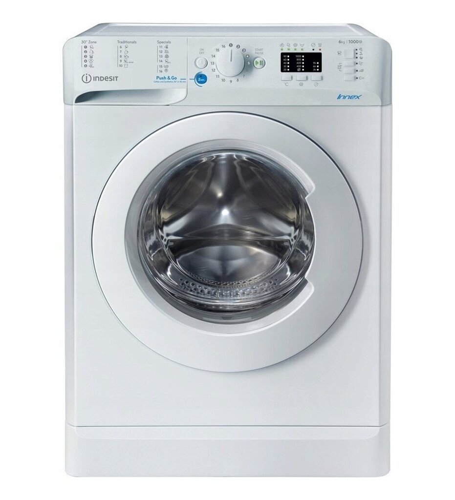 Indesit BWSA 61051 W EU N цена и информация | Pesumasinad | kaup24.ee