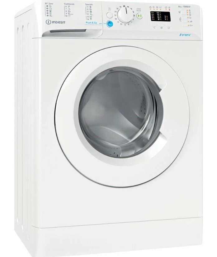 Indesit BWSA 61051 W EU N цена и информация | Pesumasinad | kaup24.ee