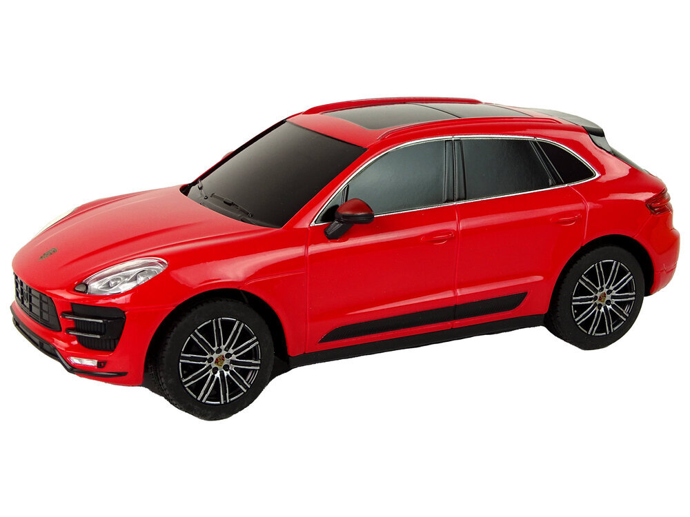 Porsche Macan turbo puldiga auto, punane hind ja info | Poiste mänguasjad | kaup24.ee