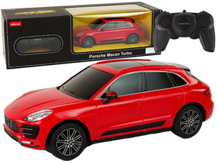 Porsche Macan turbo puldiga auto, punane hind ja info | Poiste mänguasjad | kaup24.ee