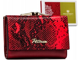Peterson M41 naiste väike rahakott, punane hind ja info | Naiste rahakotid | kaup24.ee