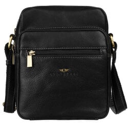 Мужская сумка Peterson B01, черная цена и информация | Мужские сумки | kaup24.ee