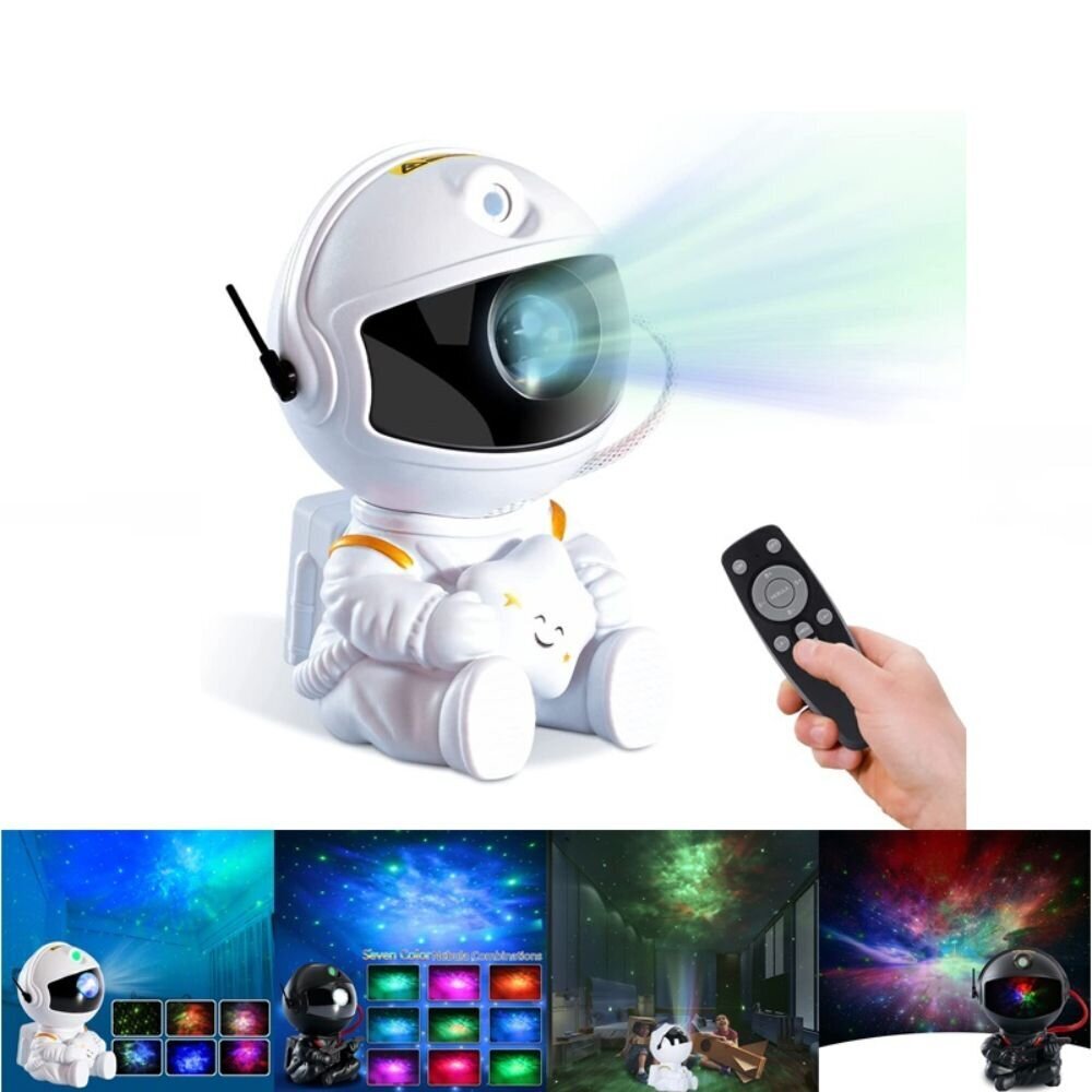 3D LED valgusefektide projektor Astronaut hind ja info | Peokaunistused | kaup24.ee