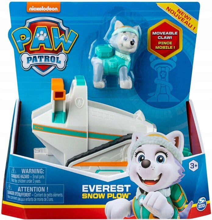 Lumepuhur Paw Patrol Everesti figuuriga цена и информация | Poiste mänguasjad | kaup24.ee