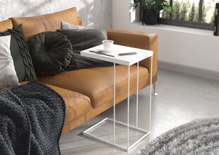 Столик приставной ADRK Furniture Dru, 62x30x40 см, белый цвет цена и информация | Журнальные столики | kaup24.ee