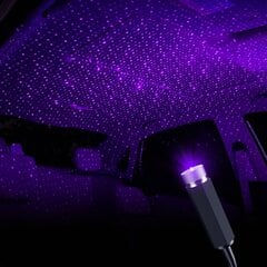 RGB LED автомобильная подсветка для салона, фиолетовая цена и информация | Автомобильные лампочки | kaup24.ee