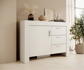 Комод ADRK Furniture 3SZ1D Cesiro, белый цвет цена и информация | Комоды | kaup24.ee