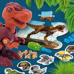 Komplekt Dinosaur T-REX koos puslega цена и информация | Развивающие игрушки | kaup24.ee