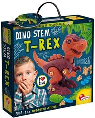 Komplekt Dinosaur T-REX koos puslega цена и информация | Развивающие игрушки | kaup24.ee