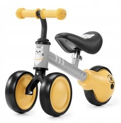 Трехколесный велосипед Kinderkraft, серый/желтый цена и информация | Детский трехколесный велосипед - коляска с удобной ручкой управления для родителей Riff F95941 2в1, фиолетовый | kaup24.ee