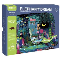 MiDeer фигурный пазл «Мечта слона», 280 деталей цена и информация | Пазлы | kaup24.ee
